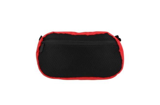 Crossbody bag R-PET with drawcord Red