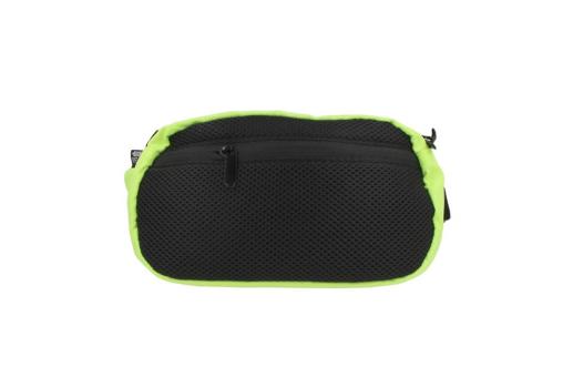 Crossbody bag R-PET with drawcord Light green