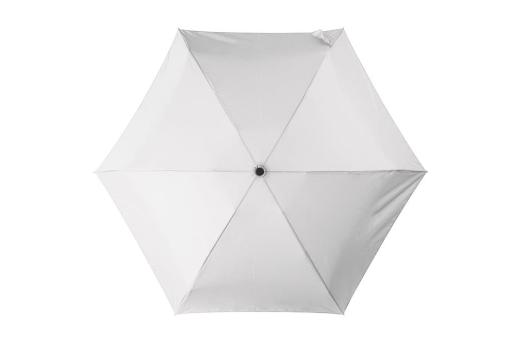 Ultraleichter 21” Regenschirm mit Hülle Weiß