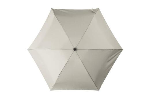 Ultraleichter 21” Regenschirm mit Hülle Taupe