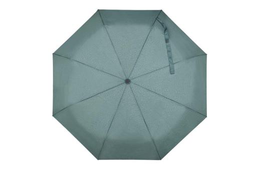 Foldable umbrella 21” R-PET auto open Dark green