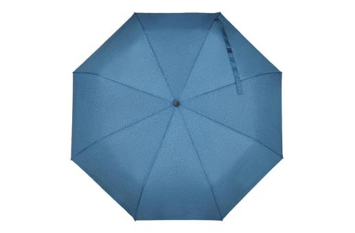 Foldable umbrella 21” R-PET auto open Dark blue