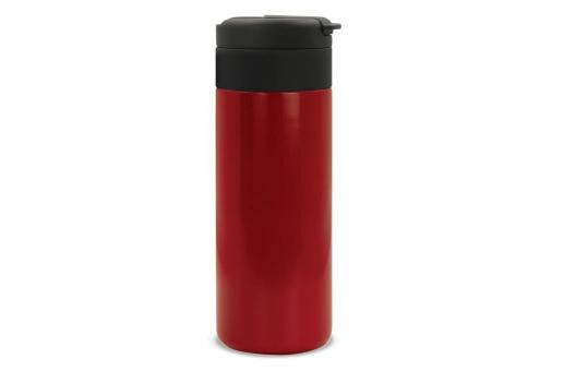 Isolierbecher Flow mit Griff 400ml Rot