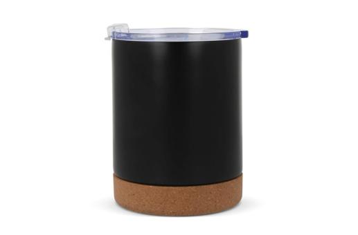 T-ceramic thermo mug with lid Lena 350ml Black