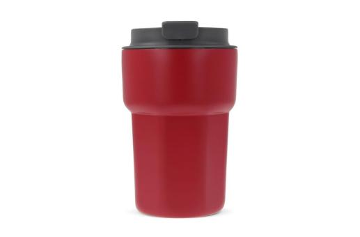 T-ceramic thermo mug with lid Zambezi 350ml Dark red