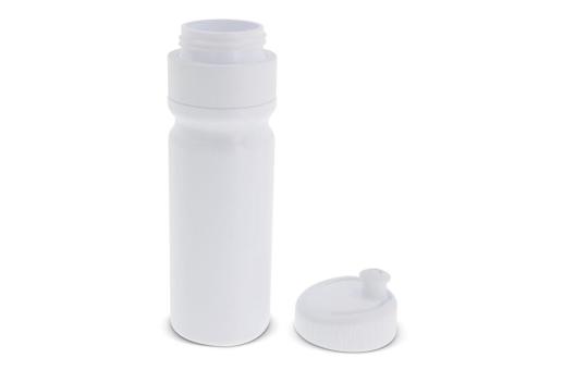 Sports bottle with edge 750ml White