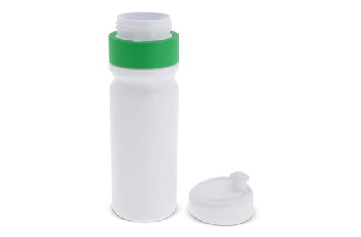 Sports bottle with edge 750ml White/green