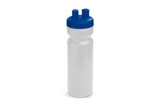 Sportflasche mit Zerstäuber 750ml Weiß/blau