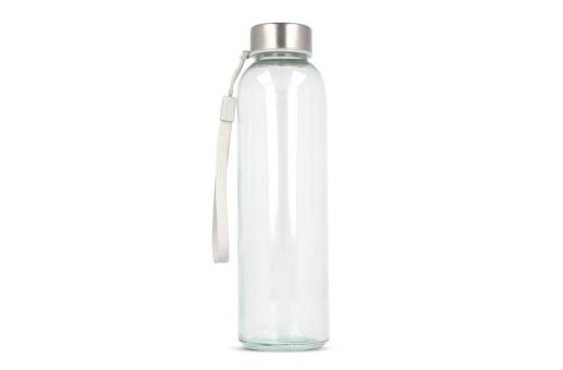 Trinkflasche aus Glas 500ml Transparent