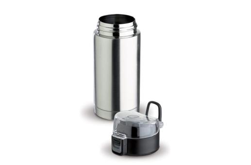 Thermo mug click-to-open 330ml Silver