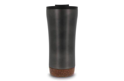 Double walled tumbler cork base 480ml Anthracite