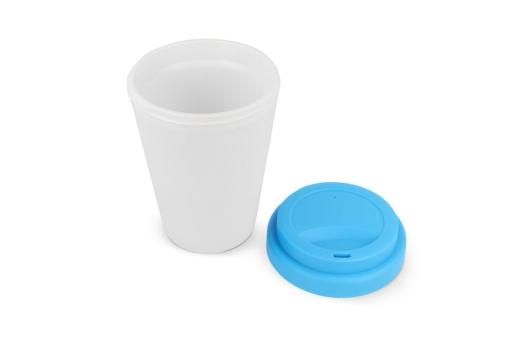 RPP Coffee Cup White body 250ml, lightblue Lightblue, offwhite