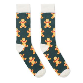 JOYFUL L Pair of Christmas socks L Yellow