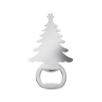 NOTLE Bottle opener Christmas motif Flat silver