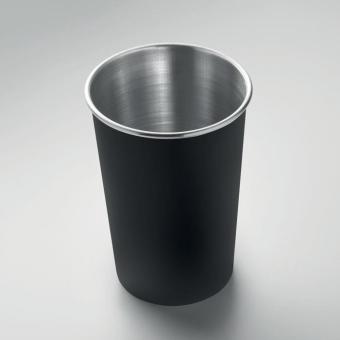 FJARD Becher recycelter Edelstahl Schwarz