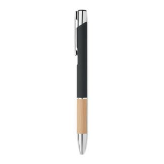 SPARTA Push button aluminium pen Black