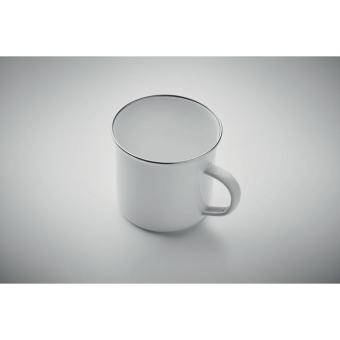 PLATEADO L Enamel sublimation mug 500ml White