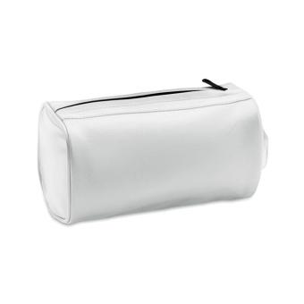 BAI COSMETIC Soft PU cosmetic bag and zipper White