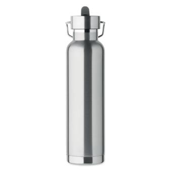 RIFLOW Doppelwandige Flasche 660 ml Silber matt