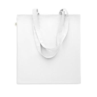 VIVEKA COLOUR Recycled cotton shopping bag White