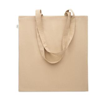 VIVEKA COLOUR Recycled cotton shopping bag Khaki