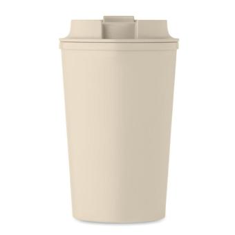 BEIBAKU Doppelwandiger Becher 350 ml Beige