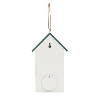 GREENJAY Bird house in plywood White