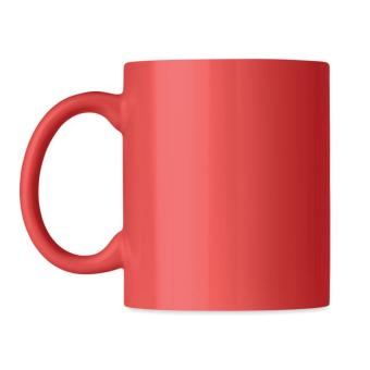 DUBLIN TONE Coloured ceramic mug 300ml Red