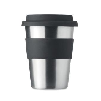 IRMUG Trinkbecher Edelstahl 350ml Schwarz