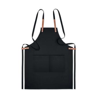 NAGPUR COLOUR Organic cotton apron 340 gr/m² Black