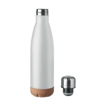 ASPEN CORK Double wall bottle 500 ml White