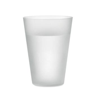 FESTA LARGE Reusable event cup 300ml Transparent white