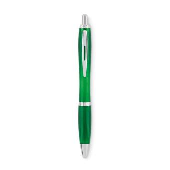 RIO RPET Ball pen in RPET Transparent green