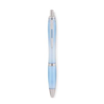 RIO RPET Ball pen in RPET Transparent lightblue