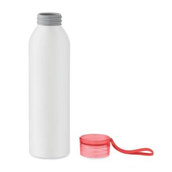 NAPIER Recycled aluminum bottle White/red