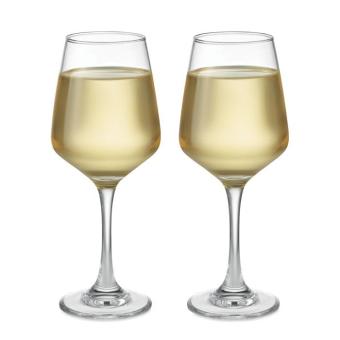 CHEERS Set of 2 wine glasses Transparent