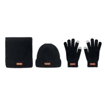 DENALI Winter-Accessoires RPET Schwarz