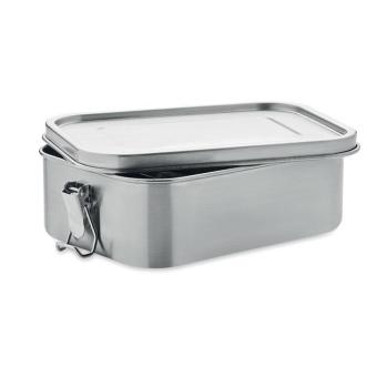 SAO Stainless steel lunch box Flat silver