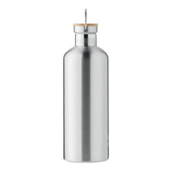 HELSINKI EXTRA Double wall flask 1,5L Flat silver