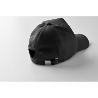 SENGA RPET 5 panel baseball cap Black