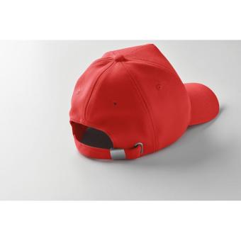 SENGA RPET 5 panel baseball cap Red