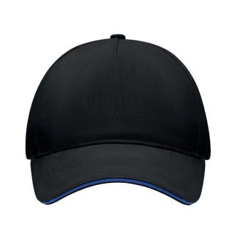 SINGA Baseball Kappe 5 Panels Schwarz/blau