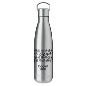 ARCTIC Double wall bottle 500ml Flat silver