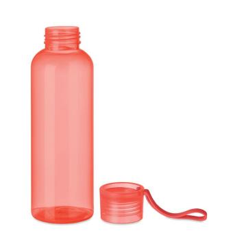 INDI Tritan bottle and hanger 500ml Transparent red