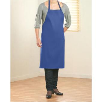 KITAB Kitchen apron in cotton Bright royal