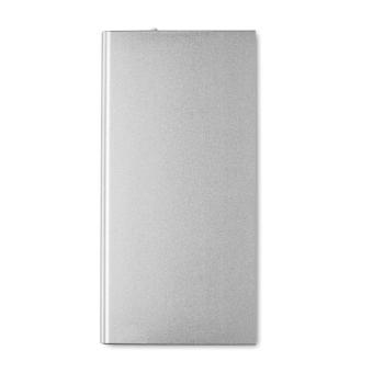 POWERFLAT8 Powerbank 8000 mAh Silber matt