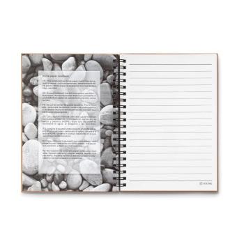 PIEDRA Mineral paper notebook 70 line Turqoise