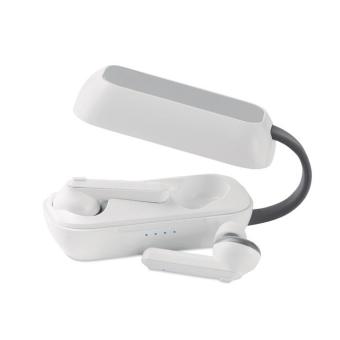 FOLK TWS wireless charging earbuds White