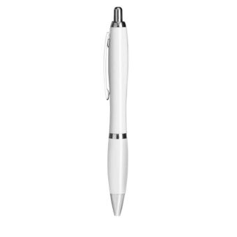 RIO CLEAN Pen with antibacterial barrel White