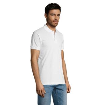 PRIME MEN PRIME HERREN POLO 200g, weiß Weiß | L